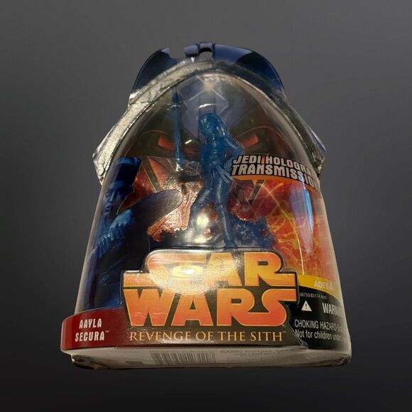 Star Wars Revenge of the Sith ROTS Aayla Secura Jedi Hologram Figure #69 3.75”’ - Picture 1 of 8